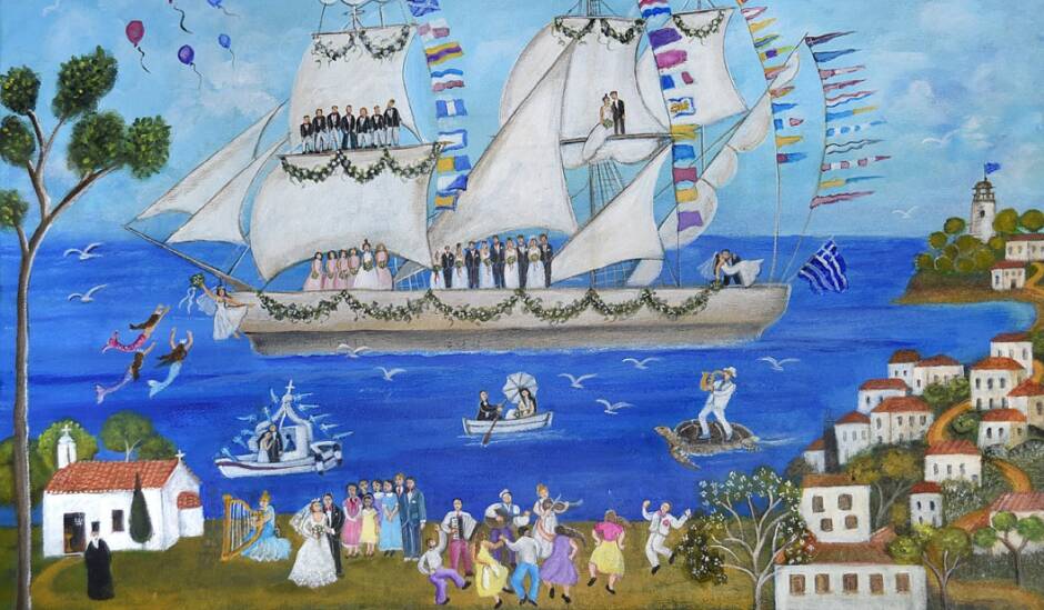 Ρούλη Μπούα – «Σαν κόκκινη κλωστή…»: Έκθεση στο Ίδρυμα Παναγιώτη και Έφης Μιχελή